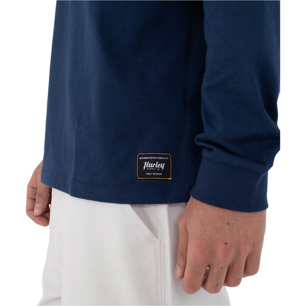 2025 Hurley Mens Dept Long Sleeve T-Shirt HFA25MMTL04631 - Nightforce